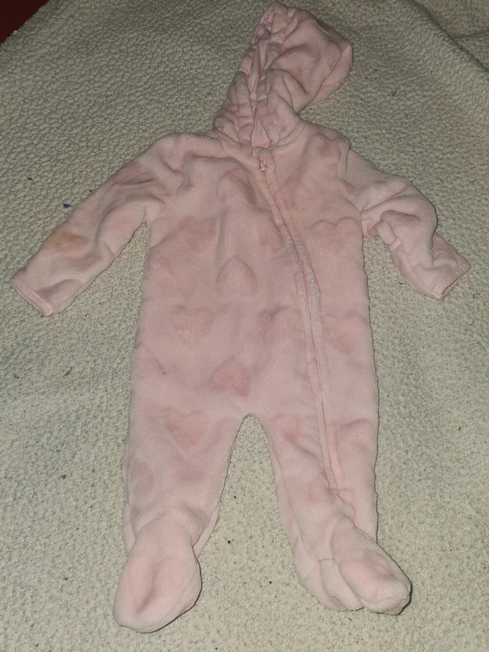 Little Beginnings - Size 0-3 Months - Hooded Body Suit